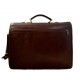 Carpeta de cuero bolso cartera de cuero bolso de hombre bolso de mujer bolso de mano executive bolso de espalda marron oscuro