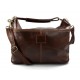 Bolsa de viaje deportiva bolsa maleta bolso equipaje de piel marron