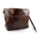 Bolsa de viaje deportiva bolsa maleta bolso equipaje de piel marron