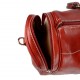 Sac de voyage en cuir homme femme bandoulière en cuir véritable sac de sport sac bagage à main rouge