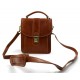 Borsello uomo borsa postino spalla tracolla vera pelle miele hobo bag