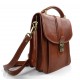 Borsello uomo borsa postino spalla tracolla vera pelle miele hobo bag