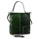 Bolso bandolera bolso d'espalda de de cuero bolso de piel de mujer verde