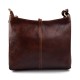 Leather ladies handbag shoulder bag luxury bag women handbag made in Italy women handbag brown