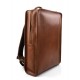 Leather backpack womens travel bag leather weekender bag notebook big backpack brown