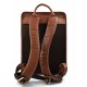 Leather backpack womens travel bag leather weekender bag notebook big backpack brown