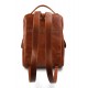 Backpack genuine leather travel bag weekender sports bag honey