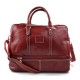 Leather duffle bag genuine leather shoulder bag red mens ladies travel bag gym bag luggage