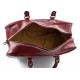 Leather duffle bag genuine leather shoulder bag red mens ladies travel bag gym bag luggage