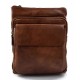 Bandolera de cuero bolso de piel messenger cartero de cuero marron bolso de piel de hombre