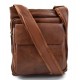 Leder schultertasche damen herren leder tasche messenger umhangetasche seitentasche beutel braun