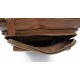 Sac a bandoulière en cuir homme femme sac d'épaule sac hobo en cuir sac postier brun