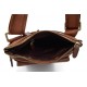 Bandolera de cuero bolso de piel messenger cartero de cuero marron bolso de piel de hombre