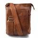 Braun leder schultertasche herren damen leder seitentasche tragetasche