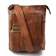 Brown leather shoulder bag mens satchel women messenger leather crossbody leather