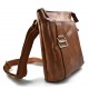 Sac en cuir sac à bandoulière homme femme sac postier marron sac d'épaule bandoulière en cuir cuir italien