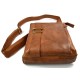 Brown leather shoulder bag mens satchel women messenger leather crossbody leather