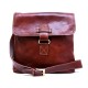 Mens shoulder bag hobo bag satchel leather bag crossbody brown made in Italy