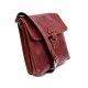 Mens shoulder bag hobo bag satchel leather bag crossbody brown made in Italy