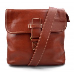 Bandoulière en cuir sac homme sac à bandoulière messenger en cuir sac d'épaule sac postier miel