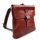 Mens shoulder bag hobo bag satchel leather bag crossbody red made in Italy