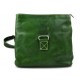 Bandolera de cuero bolso hombre piel bolso de cuero verde bolso de espalda