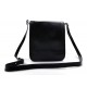 Mens shoulder leather bag shoulder bag genuine leather briefcase messenger black