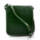 Bolso de cuero bandolera de piel cartero verde de hombre de mujer de cuero bolso de piel bolso de espalda bolso de piel