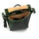 Bolso de cuero bandolera de piel cartero verde de hombre de mujer de cuero bolso de piel bolso de espalda bolso de piel