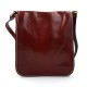 Sac cuir d'èpaule rouge sac postier sac en cuir homme femme bandoulière sac de bureau messenger made in Italy