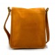 Bolso de cuero bandolera de piel cartero amarillo de hombre de mujer de cuero bolso de piel bolso de espalda bolso de piel