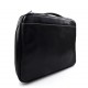 Bandoulière en cuir sac en cuir sac homme messenger sac d'épaule noir