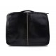 Bandoulière en cuir sac en cuir sac homme messenger sac d'épaule noir