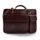 Leather shoulder bag briefcase carry on messenger bag leather ladies handbag mens office bag brown