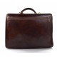 Leather shoulder bag briefcase carry on messenger bag leather ladies handbag mens office bag brown