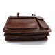 Leather shoulder bag briefcase carry on messenger bag leather ladies handbag mens office bag brown