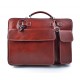 Leather shoulder bag briefcase carry on messenger bag leather ladies handbag mens office bag red