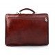 Leather shoulder bag briefcase carry on messenger bag leather ladies handbag mens office bag red