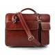 Leather shoulder bag briefcase carry on messenger bag leather ladies handbag mens office bag red