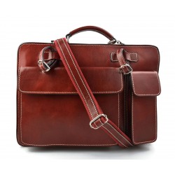 Sac à main cuir bandoulière sac homme femme rouge messenger cuir sac d'épaule