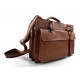 Sac à main cuir bandoulière sac homme femme brun mat messenger cuir sac d'épaule