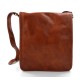 Mens shoulder leather bag shoulder bag genuine leather briefcase messenger honey