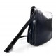 Bolso de cuero bandolera hombre mujer cartero de cuero azul bolso de piel messenger