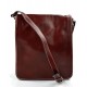 Sac cuir d'èpaule sac postier sac en cuir homme femme bandoulière sac de bureau rouge