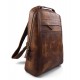 Vintage Leder Rucksack für Männer und Frauen mittlerer Rucksack Leder Rucksack braun Tasche gewaschenem Leder