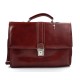 Leather briefcase mens ladies office handbag shoulderbag messenger business bag satchel red leather executive bag