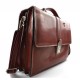 Leather briefcase mens ladies office handbag shoulderbag messenger business bag satchel red leather executive bag