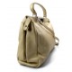 Bolso de mano de mujer piel bolso de espalda de cuero beige bandolera de cuero bolso de piel mujer bolso cuero made in Italy