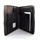 Organisateur en cuir A4 sac document sac organisateur sac tablet cuir homme messenger noir