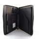 Organisateur en cuir A4 sac document sac organisateur sac tablet cuir homme messenger noir